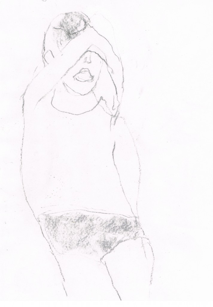 22.Untitled (Open Reading Frame Series), 2016, pencil on paper, size 29 x 21 cm_