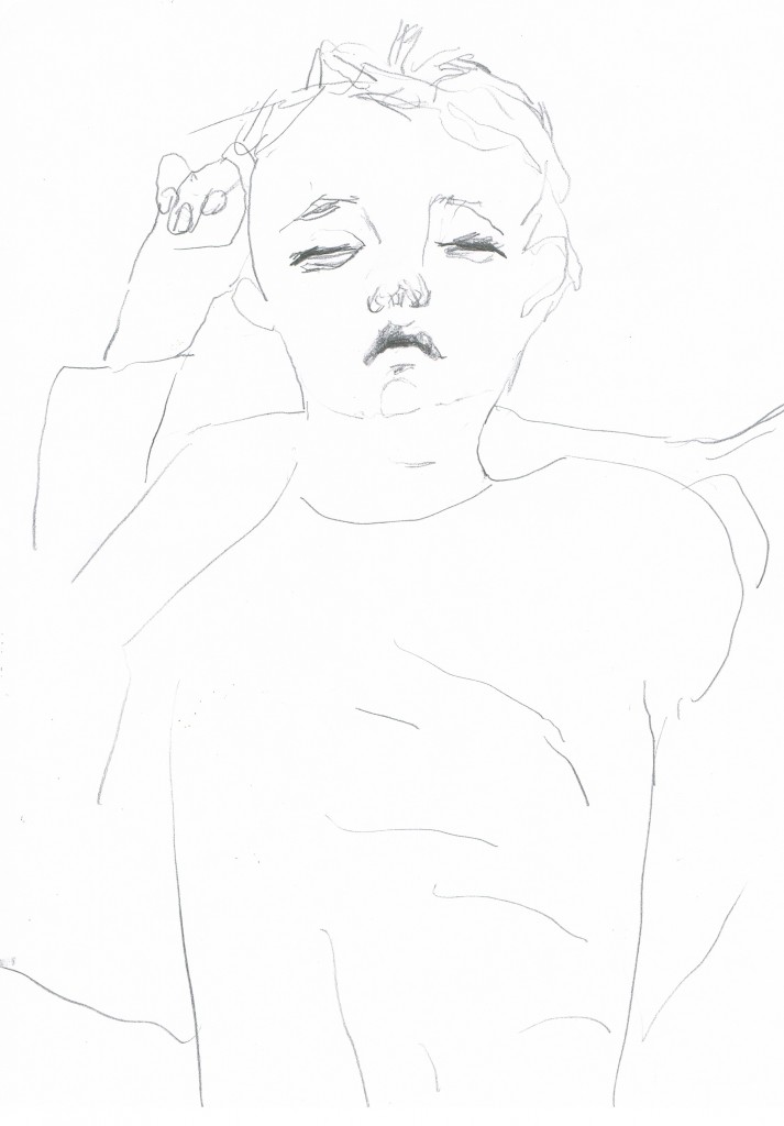 23.Untitled (Open Reading Frame Series), 2016, pencil on paper, size 29 x 21 cm_